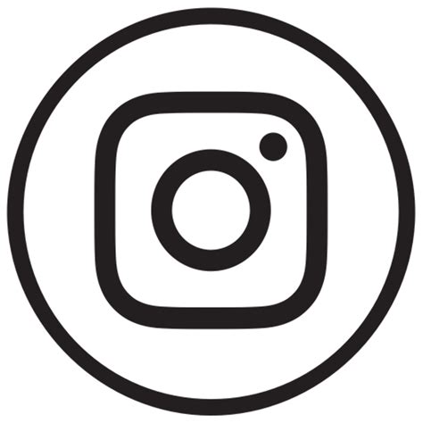 Black And White Instagram Logo 512x512