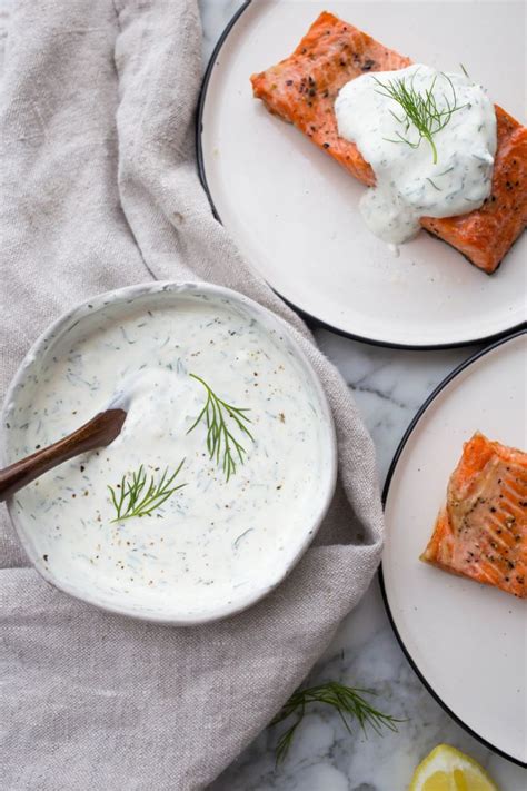 This Creamy Dill Sauce Is Perfect For Salmon And Takes Only 5 Minutes