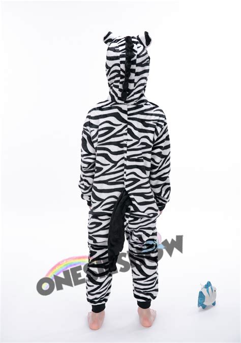 Zebra Onesie Kigurumi Pajamas Kids Animal Costumes For Teens Cheap