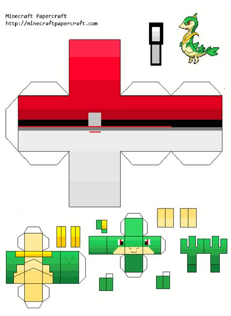 Pixel Papercraft Pokemon