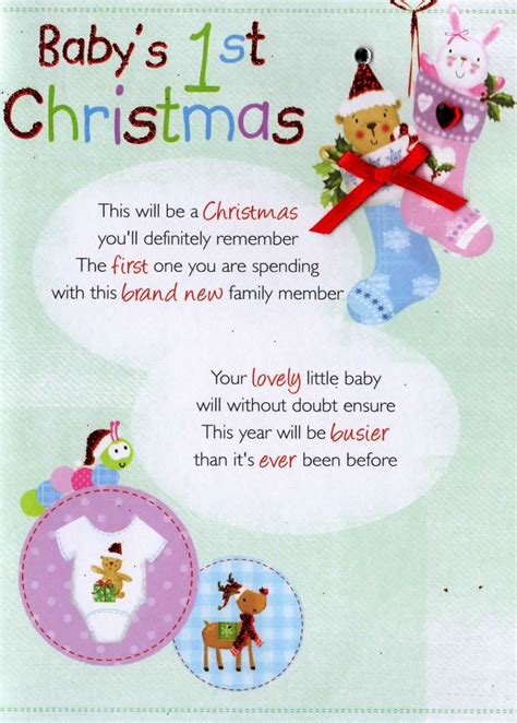 Check spelling or type a new query. Baby's 1st Christmas Greeting Card Traditional Cards Lovely Verse | eBay