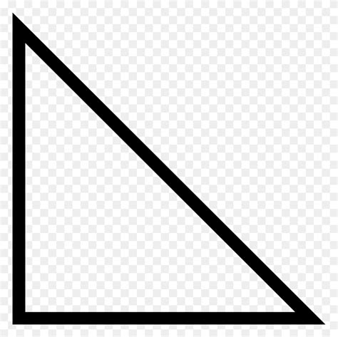 Isosclese Triangle Outline Makergrafix Triangle Outline Png