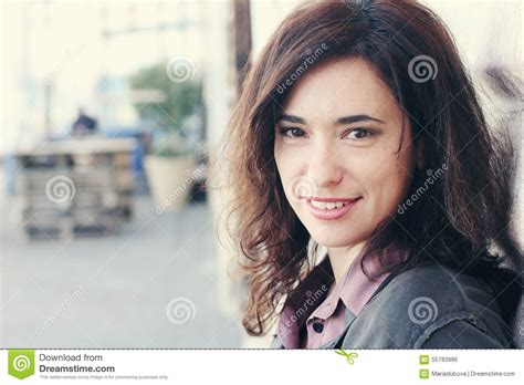 Beautiful 35 Years Old Woman Stock Photo Image Of Copy Calm 55783986