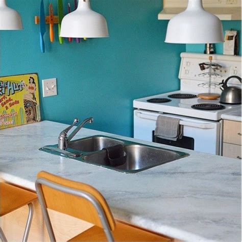 Diy kitchen makeover part ii: Granite paint over tile DIY kitchen | Painting countertops ...