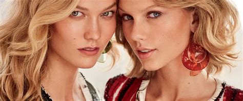 Taylor Swift And Karlie Kloss Decorates Vogue Magazine Bff Style Justrandomthings