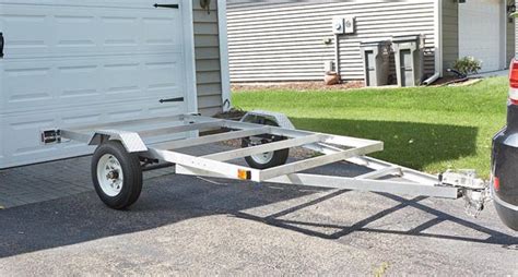 Ultra Tow 5ft X 8ft Aluminum Utility Trailer Kit Free Shipping 1715 Lb