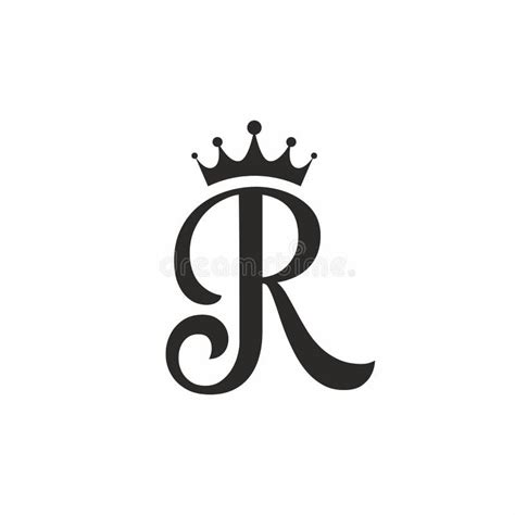 Letter R Logo Crown Stock Illustrations 722 Letter R Logo Crown Stock