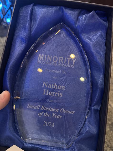 Congratulations, E. Nathan Harris, on Winning the Minority Business