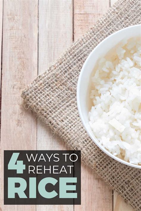 How To Reheat Rice 4 Easy Methods Lianas Kitchen
