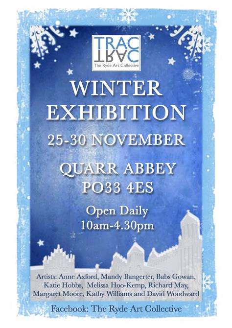 Ryde Art Collective Return To Quarr Abbey For Winter Exhibition