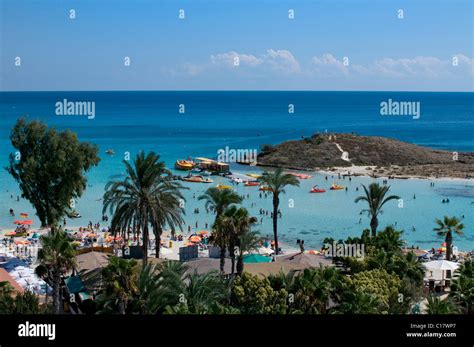 Nissi Beach Ayia Napa Zypern Stockfotografie Alamy