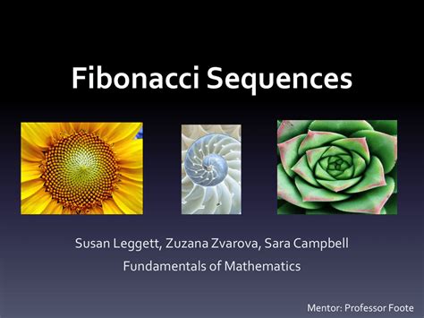 A sequence of events or things is a number of events or things that come one after. Fibonacci number