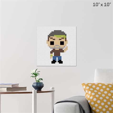 Jacksepticeye Pixel Art Wall Poster Build Your Own With Bricks Brik