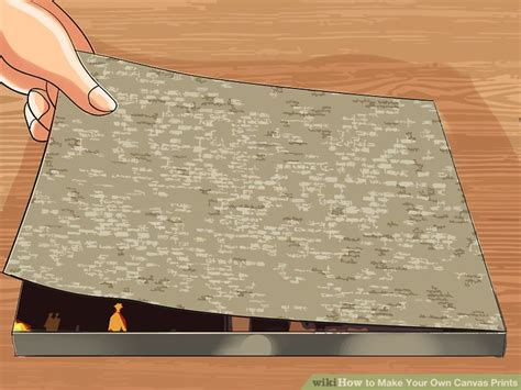 How To Make Your Own Canvas Prints With Pictures Wikihow