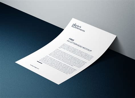 Best mockups from the web to display your logos and designs. Free A4 Letterhead Paper Mockup PSD - Good Mockups