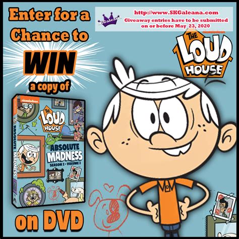 The Loud House Absolute Madness Season 2 Volume 2 Dvd Giveaway Skgaleana