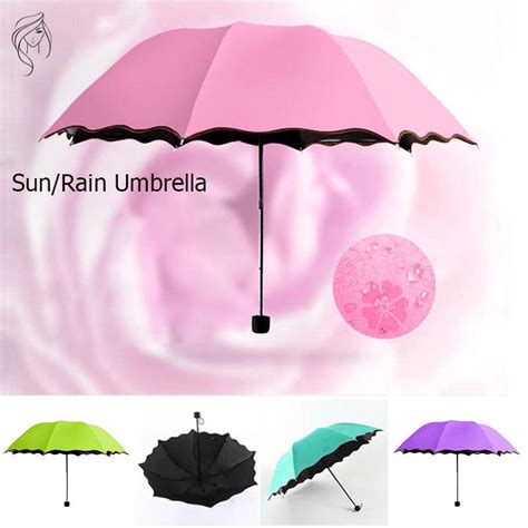 Clothes Shoes And Accessories Sun Rain Umbrella Anti Uv Compact Folding Windproof Lightweight