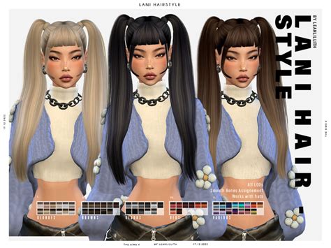 The Sims Resource Lani Hairstyle