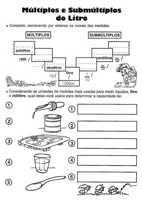 26 Atividades Com Medidas De Capacidade Para Imprimir Online Cursos