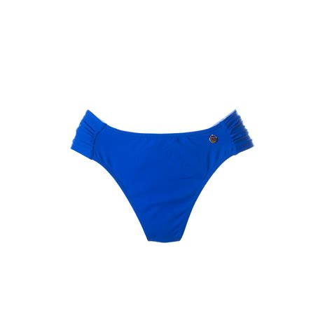 Calcinha De Biquíni Confort Média Azul Royal Ilha Bikini