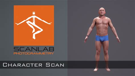3d Character Human Scans Model