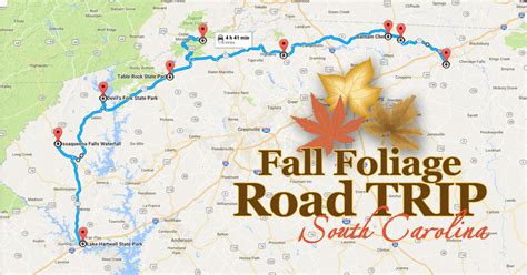 Take This Fall Foliage Road Trip In South Carolina