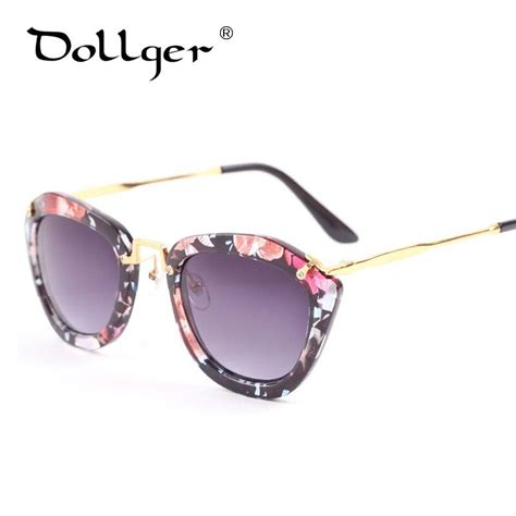 dollger luxury metal fashion cat eye glasses sunglasses women brand designer oculos de sol