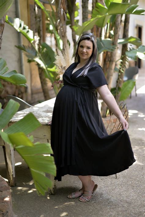 black wrap over high low maternity dress with short sleeves organic keedz