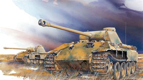 Zdj Cia Czo Gi Panther Ausf D Rysowane Wojska X