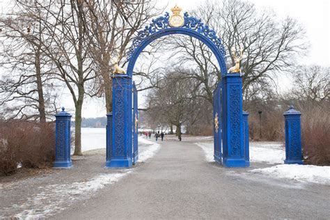 The Blue Gate Entrance Or Exit To Djurgården Creative Commons Bilder