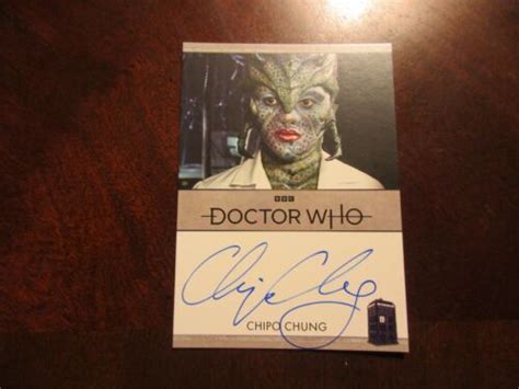 Doctor Who Series 1 4 Chipo Chung As Chantho Bordered Autograph Dr Ebay