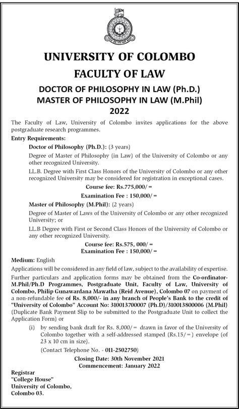 doctor of philosophy in law ph d master of philosophy in law m