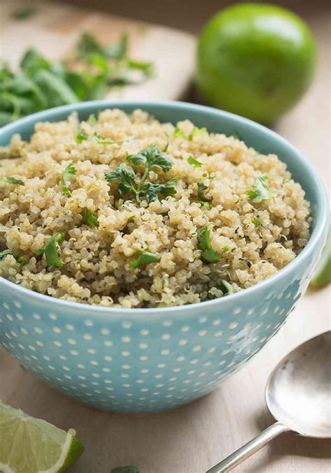 Healthy Cilantro Lime Quinoa Watch What U Eat