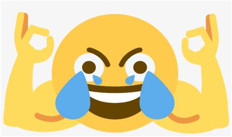 Crying Laughing Emoji Meme Distorted Open Eye Crying Laughing Emoji