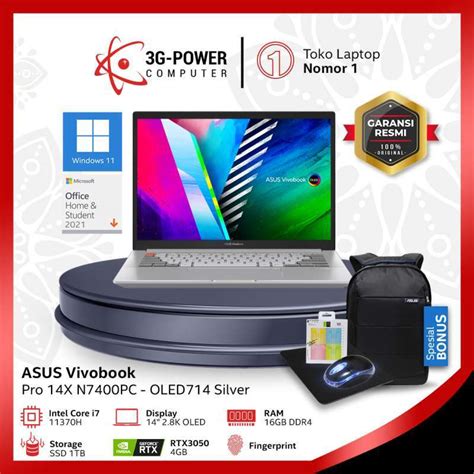 Jual Asus Vivobook Pro 14x Oled N7400pc Oled714 Laptop Core I7