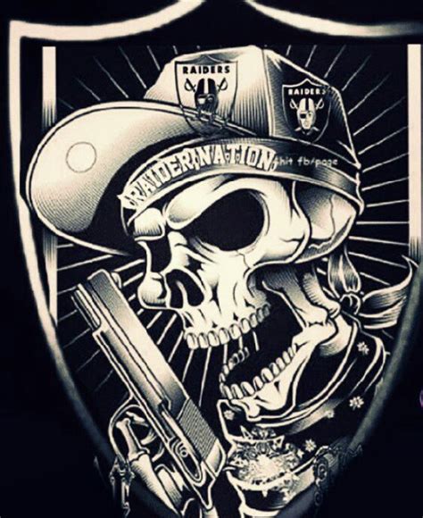 Raider Nation Calaveras Raiders Tattoos Oakland Raiders Logo