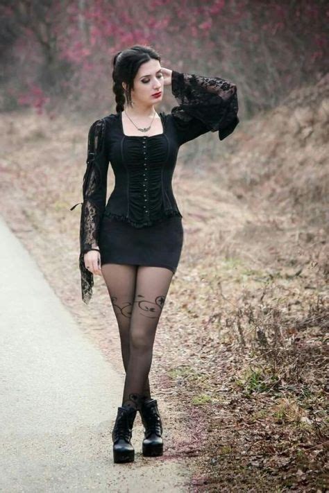 Black Tights And Stockings Gothic Fashion Hot Goth Girls Fashion