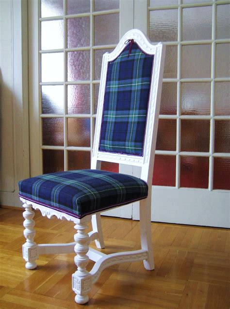 Tartan Plaid Chair Wooden Chair Design Classics