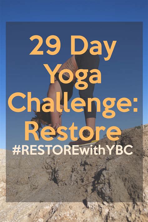 29 day restorative yoga program week 2 schedule — yogabycandace