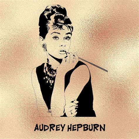 22 Vector Celebrity Silhouettes Kim Kardasian Audrey Hepburn George