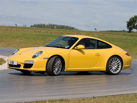 2009 Yellow Porsche 911 Carrera Wallpapers