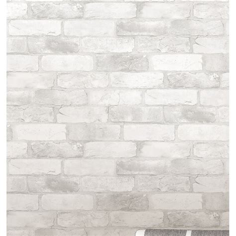 Wallpops Loft Brick Peel And Stick 18 X 205 Wallpaper