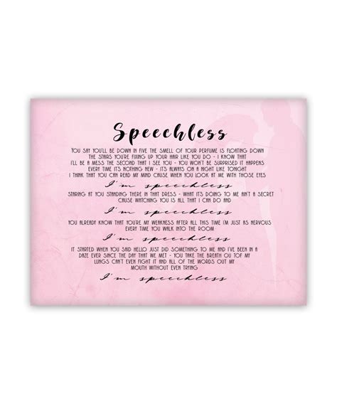 Just did something to me. Music Lyric Canvas Print-Speechless by Dan and Shay | Dan ...