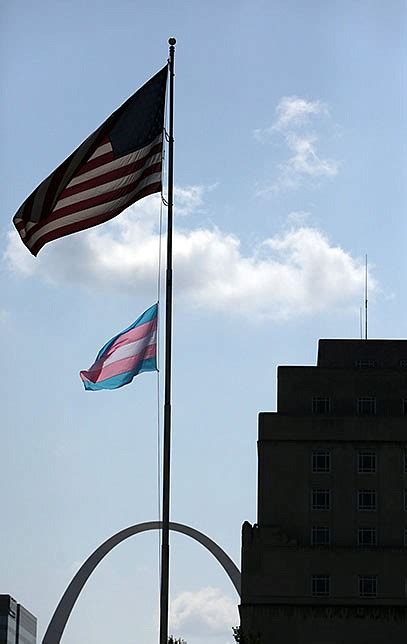 Transgender Flag Raised At City Hall In St Louis