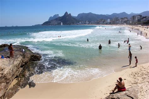 Arpoador Beach In Rio De Janeiro Editorial Photography Image Of