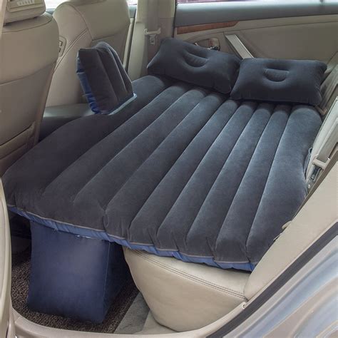 Nex Car Inflatable Mattress Travel Camping Air Bed Backseat Extended Couch For Car With Motor