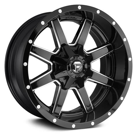 Fuel® D610 Maverick Wheels Gloss Black With Milled Accents Rims