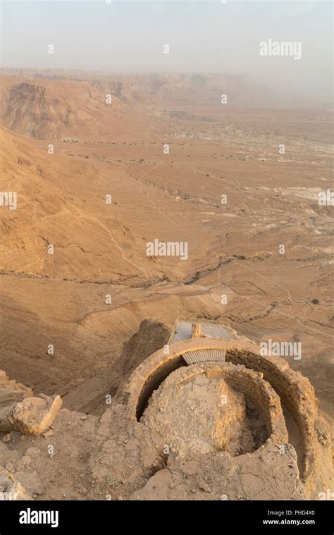 Masada National Park The Ruins Of The Palace Of King Herods Masada In