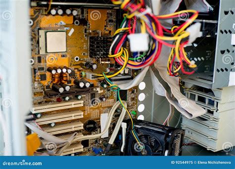 Set Of Computer Hardware Stock Image Image Of Electric 92544975