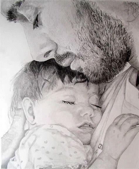 17 sweet father's day gifts for daughters to give. A Father's Love Drawing by Martin Lagewaard